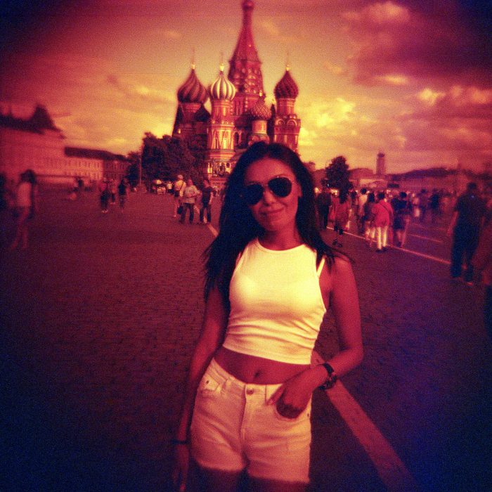 Lomo Redscale, Москва, Красная площадь, 2016